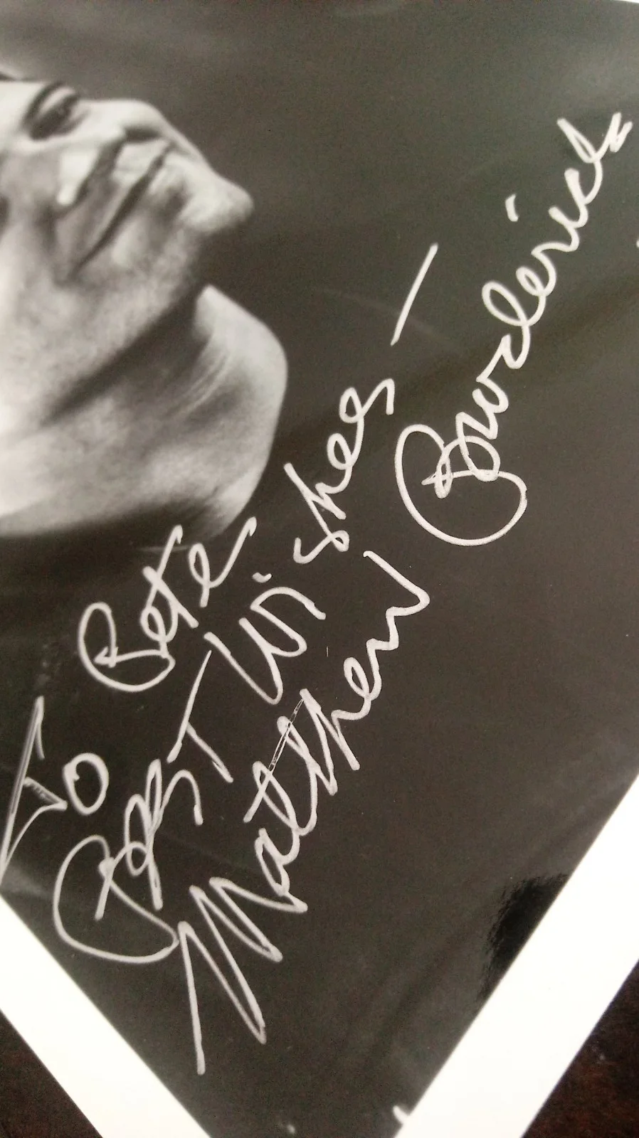 Matthew Broderick — SIGNED Matthew Broderick SIMBA The Lion King FERRIS BUELLER Photo AUTOGRAPHED, изображение 4