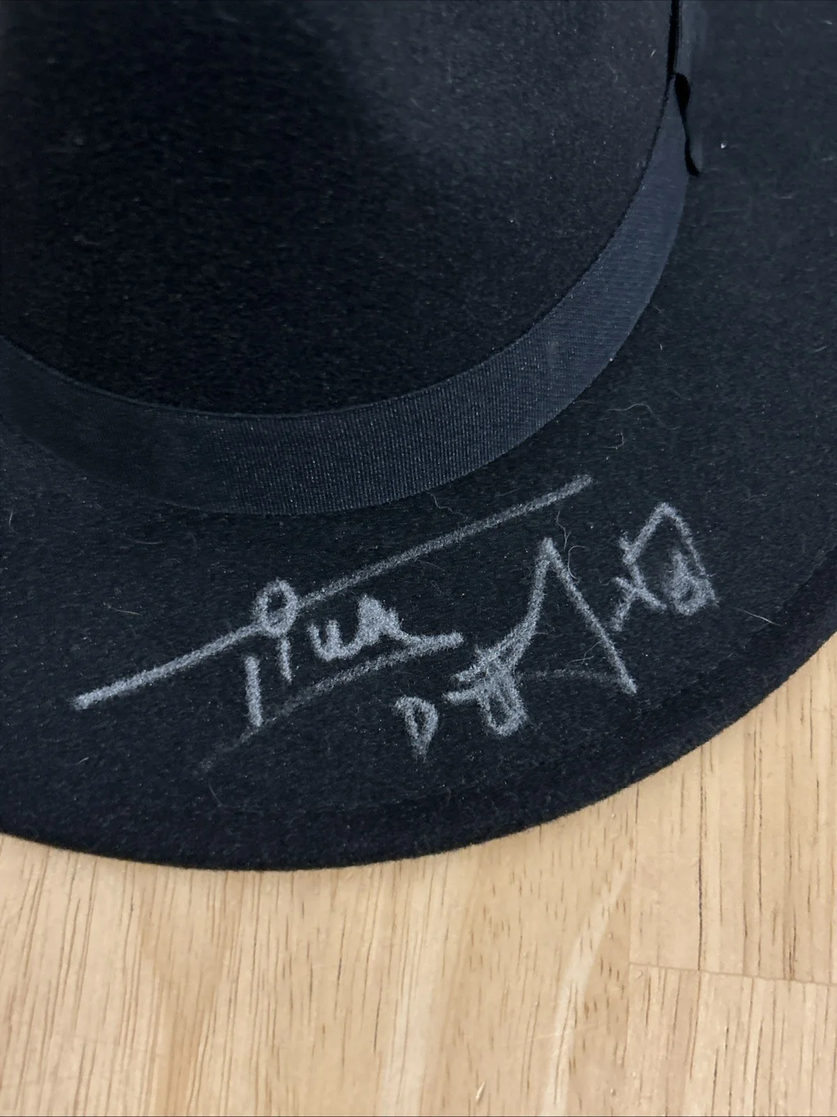 Timmy Trumpet Autographed Fedora With Inscription JSA Certified, изображение 2
