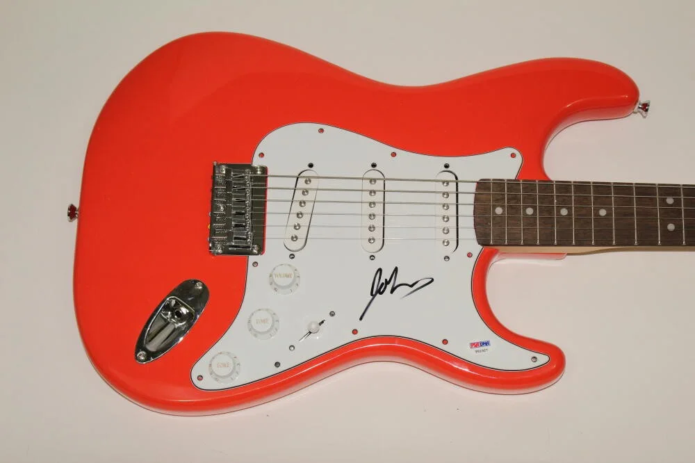 John Rzeznik — JOHN RZEZNIK SIGNED AUTOGRAPH FENDER BRAND ELECTRIC GUITAR - GOO GOO DOLLS PSA