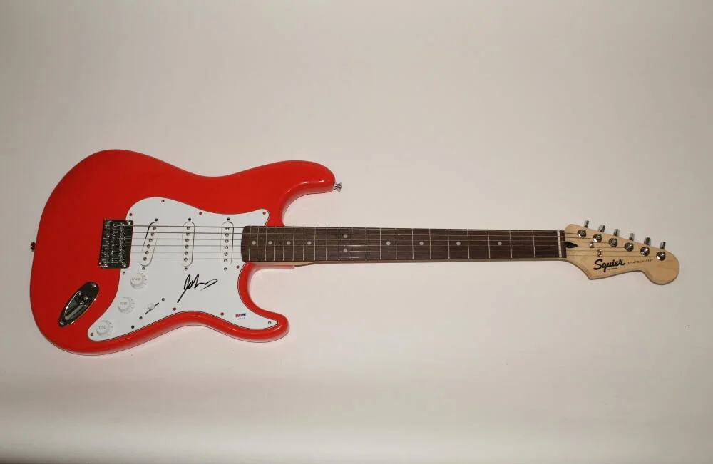 John Rzeznik — JOHN RZEZNIK SIGNED AUTOGRAPH FENDER BRAND ELECTRIC GUITAR - GOO GOO DOLLS PSA, изображение 2