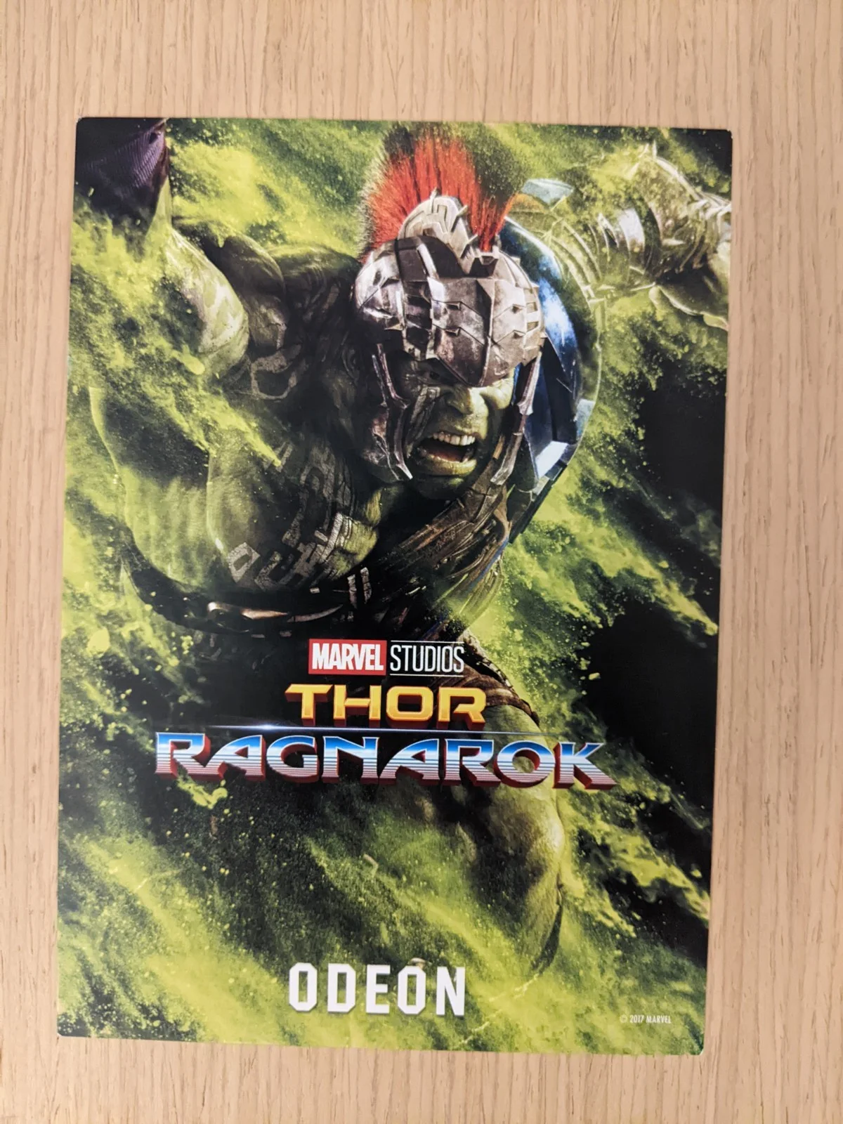 Thor Ragnarok Postcards Odeon Cinema Marvel MCU Hulk, image 3