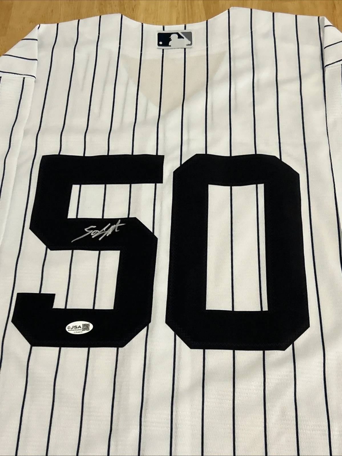 50 Cent Autographed New York Yankees Jersey JSA Certified, image 2