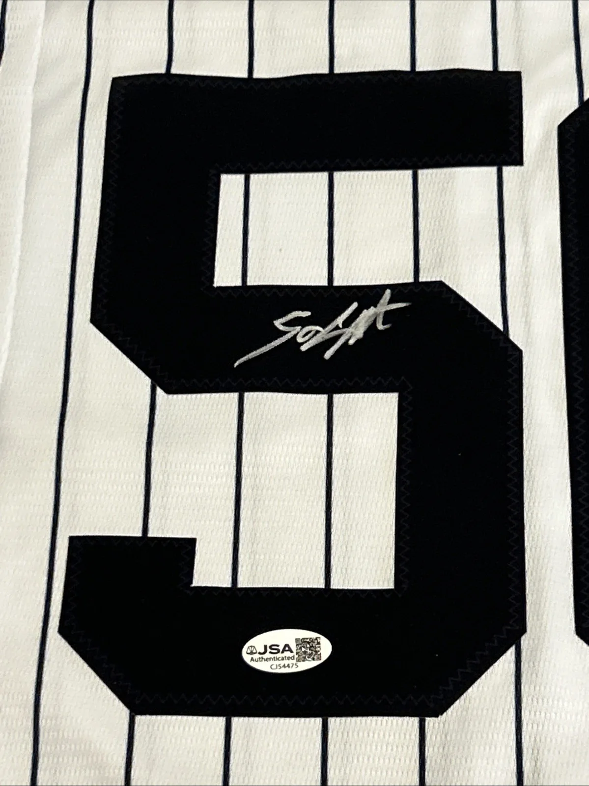 50 Cent Autographed New York Yankees Jersey JSA Certified, image 3