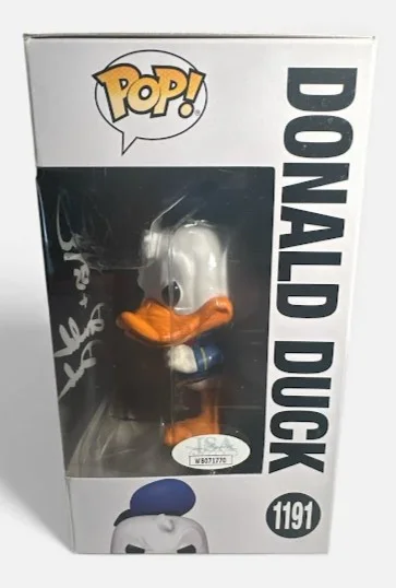 Daniel Ross — Daniel Ross Signed Donald Duck Funko Pop! #1191 Mickey & Friends (JSA), изображение 2