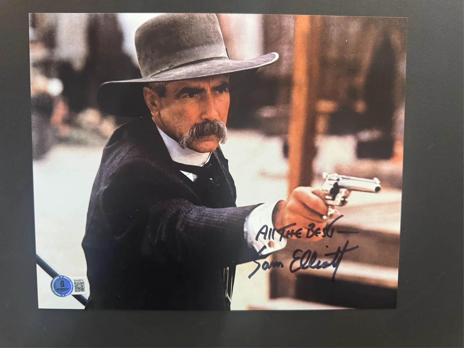 Sam Elliott — Sam Elliott Rare! autographed signed classic Tombstone 8x10 photo Beckett BAS