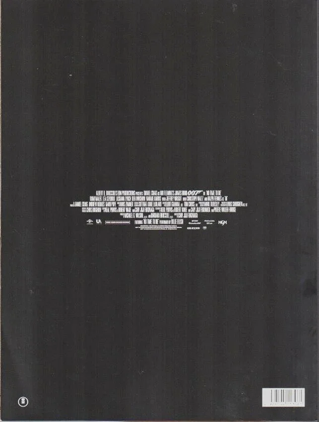 007 NO TIME TO DIE Japanese Souvenir Program 2021, Daniel Craig, Rami Malek, image 4