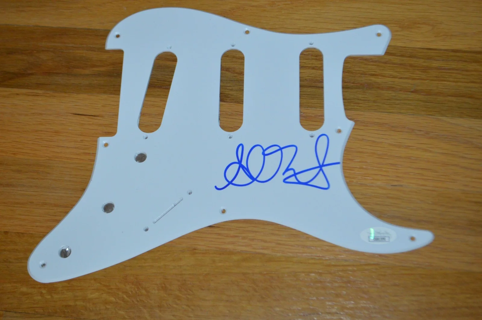 Alanis Morissette Autographed Electric Guitar Pickguard with JSA COA, изображение 2