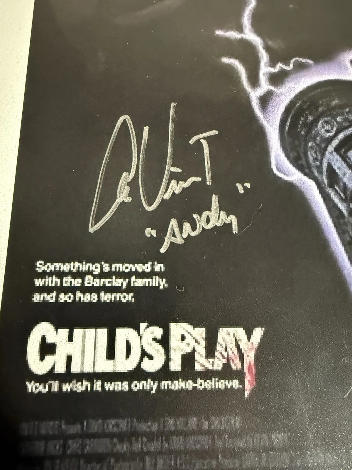Alex Vincent Signed Autographed Chucky Childs Play Script Binder Rare Must see, image 2