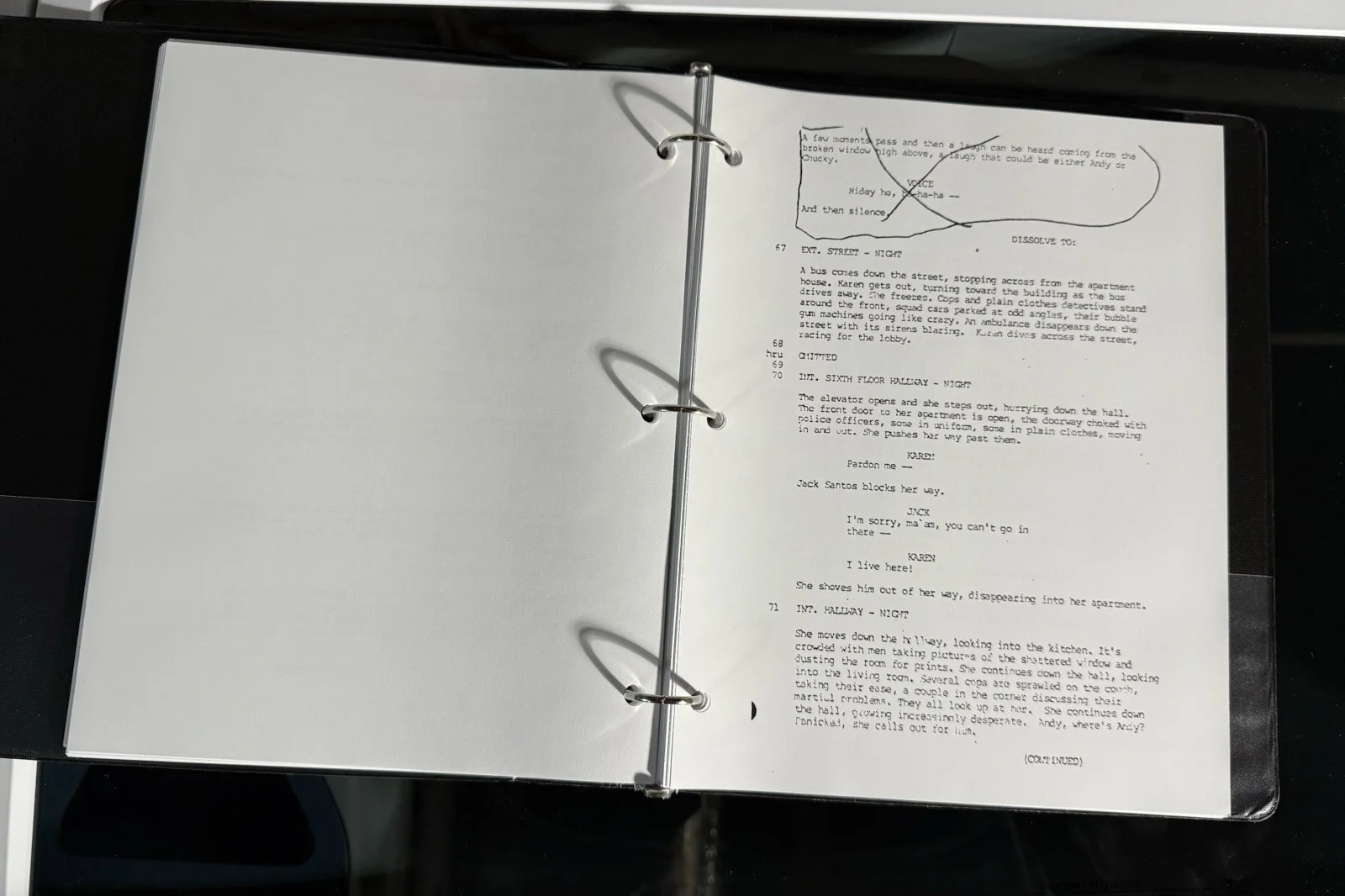 Alex Vincent Signed Autographed Chucky Childs Play Script Binder Rare Must see, image 3