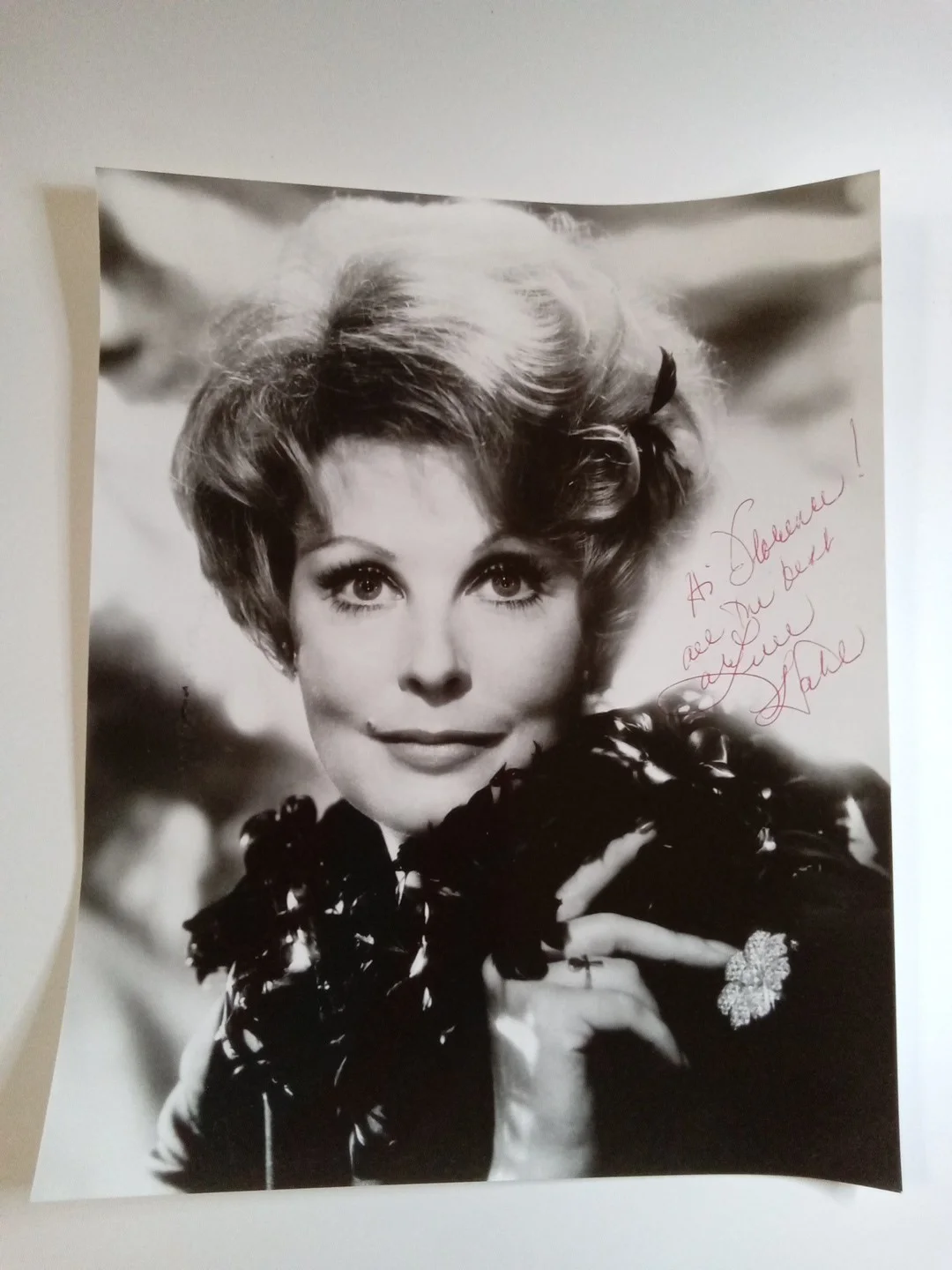 arlene dahl — Arlene Dahl Signed B&W Photo JSA COA Autograph Hollywood Actress -1 #, image 2