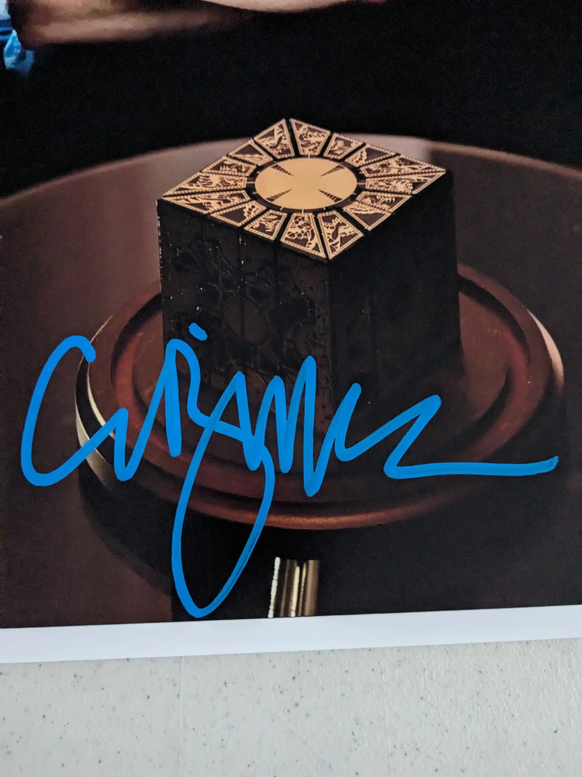 CLIVE BARKER Signed Hellraiser 11x17 Movie Poster Autograph JSA COA B, image 2