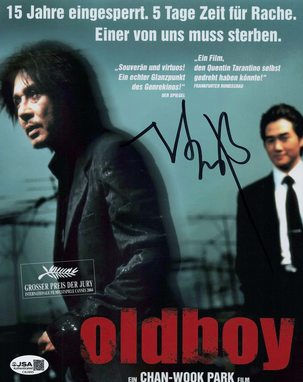 PARK CHAN-WOOK — Park Chan-Wook signed "OLDBOY" 8x10 Photo EXACT PROOF m NO OTHER CHOICE Dir COA, изображение 5