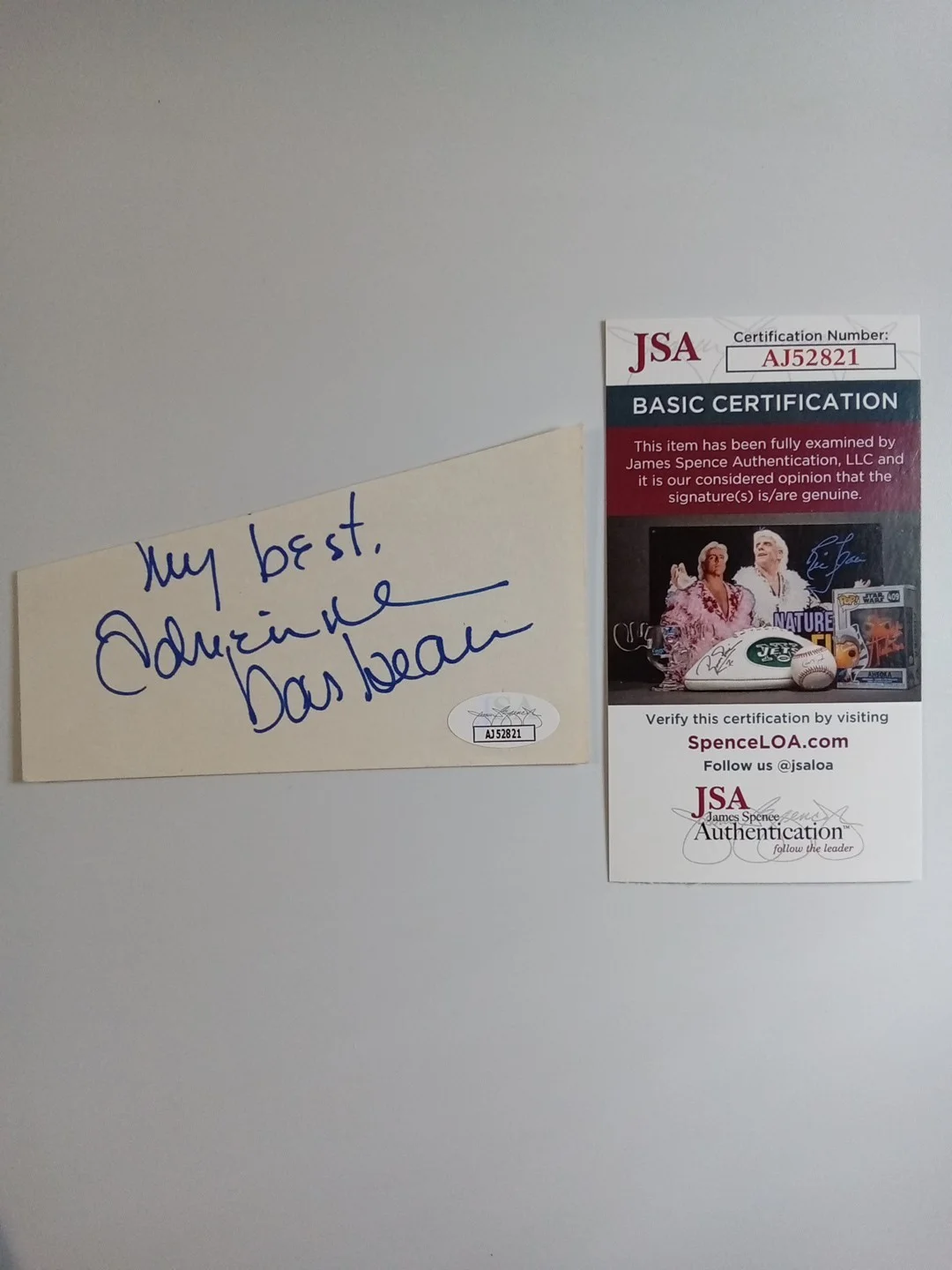 adrienne barbeau — Adrienne Barbeau Signed Cut JSA COA Autograph Horror Icon Actress -1 #