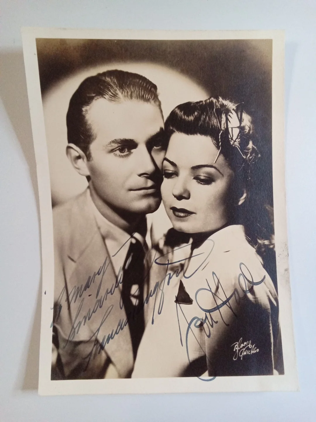 Frances Langford, Jon Hall — Frances Langford & Jon Hall Signed B&W Photo Inscribed JSA COA Autograph -1 #, изображение 2