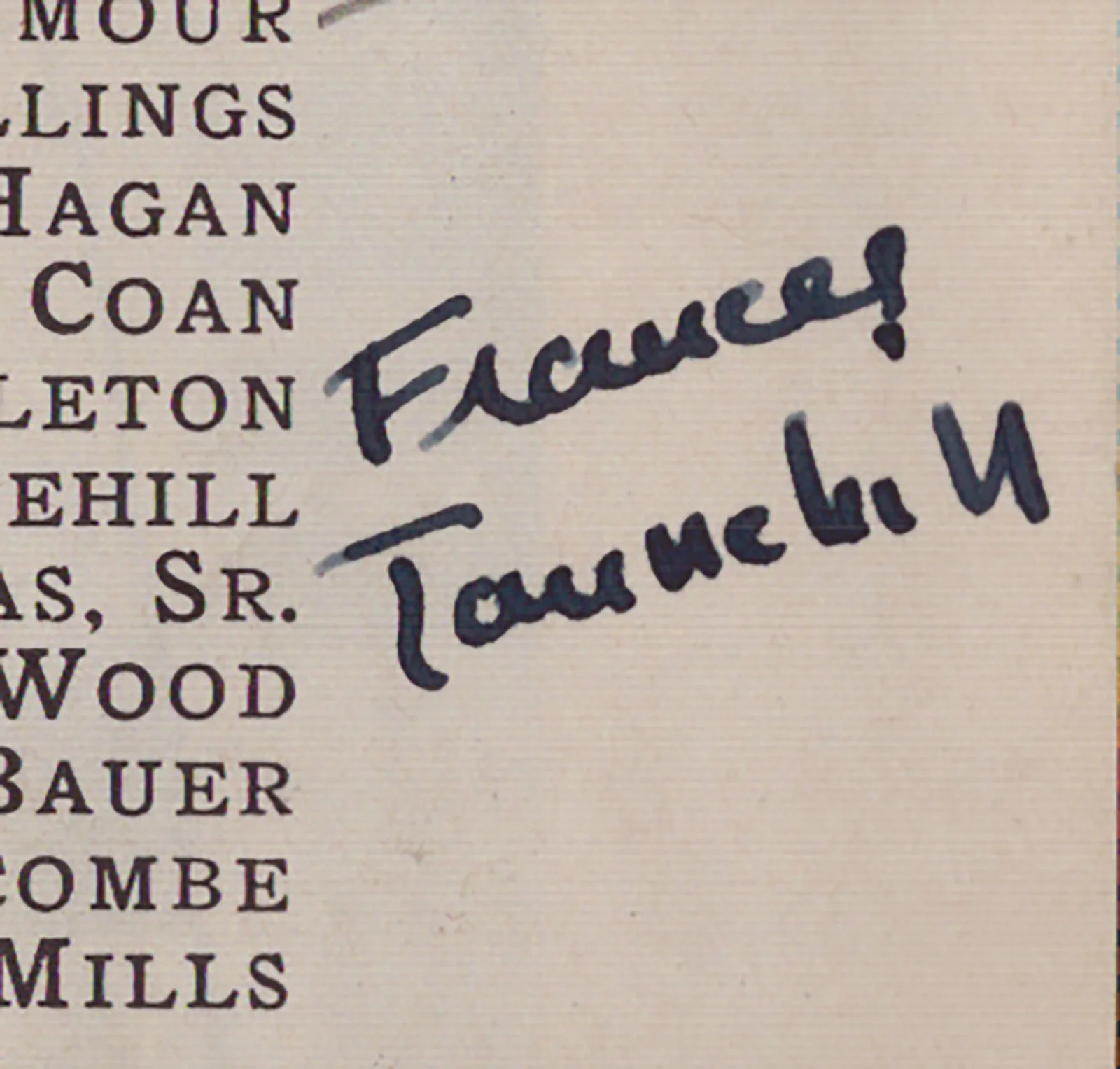 Remember The Day Broadway Cast, Frances Tannehill — REMEMBER THE DAY BROADWAY CAST - SHOW BILL SIGNED CIRCA 1935 WITH CO-SIGNERS, image 5