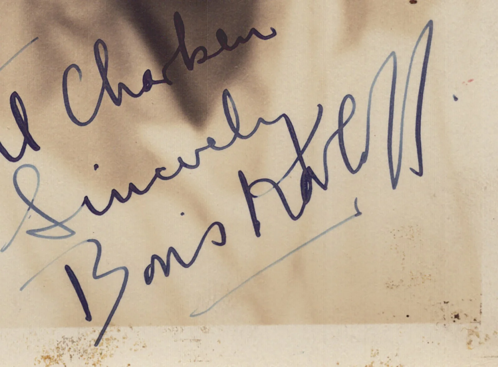 Boris Karloff — BORIS KARLOFF - AUTOGRAPHED INSCRIBED PHOTOGRAPH, image 2