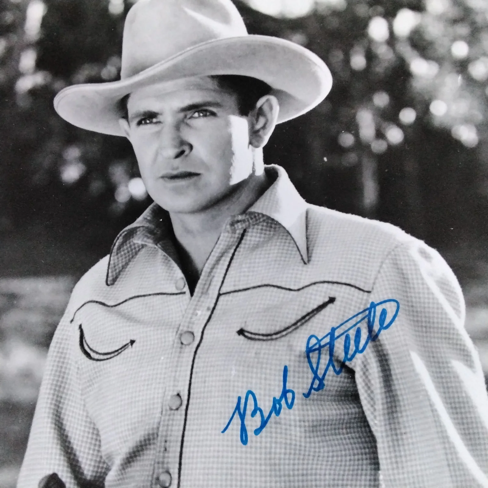 Bob Steele SIGNED Photo Movie TV Actor Rio Bravo Mojave Kid Shenandoah F Troop, изображение 4