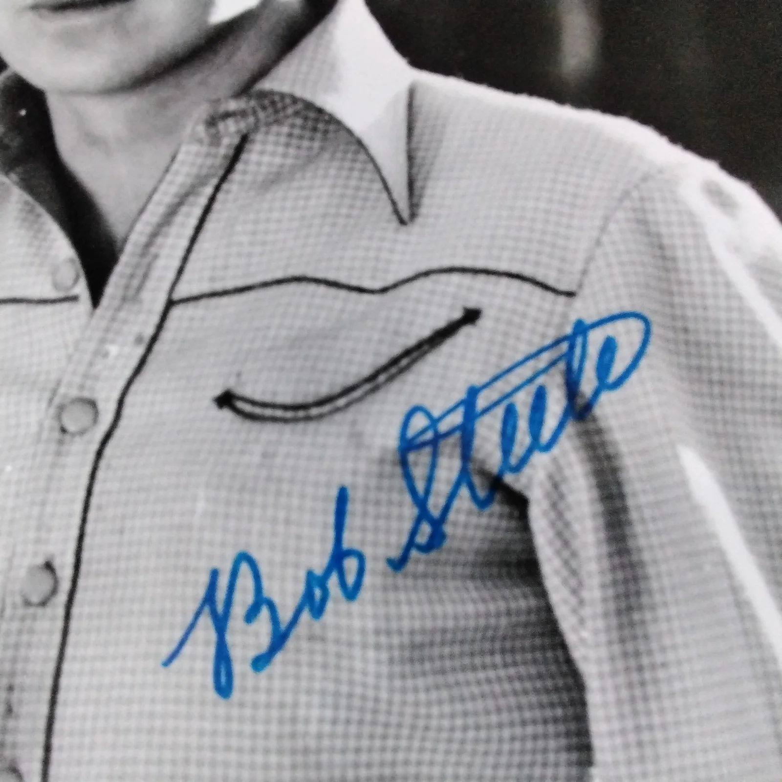Bob Steele SIGNED Photo Movie TV Actor Rio Bravo Mojave Kid Shenandoah F Troop, изображение 5