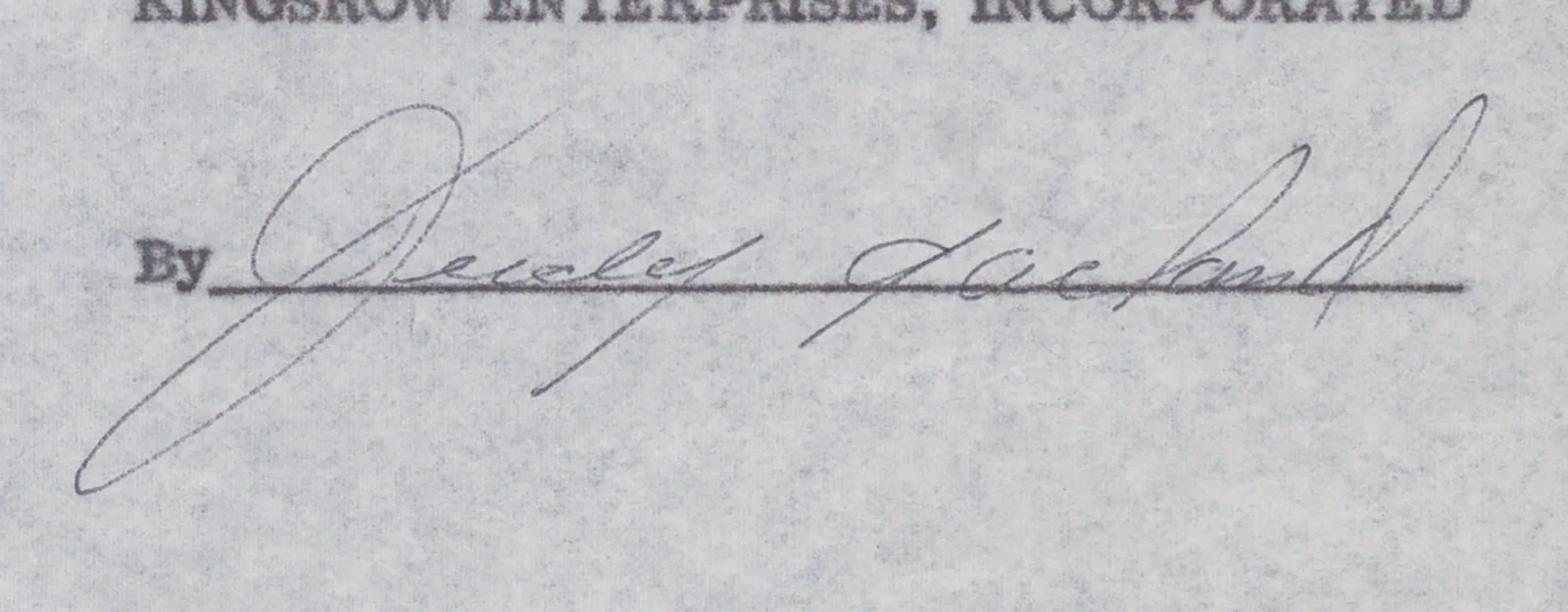 Judy Garland, William Gruman — JUDY GARLAND - DOCUMENT MULTI-SIGNED 04/19/1961 CO-SIGNED BY: WILLIAM GRUMAN, изображение 2