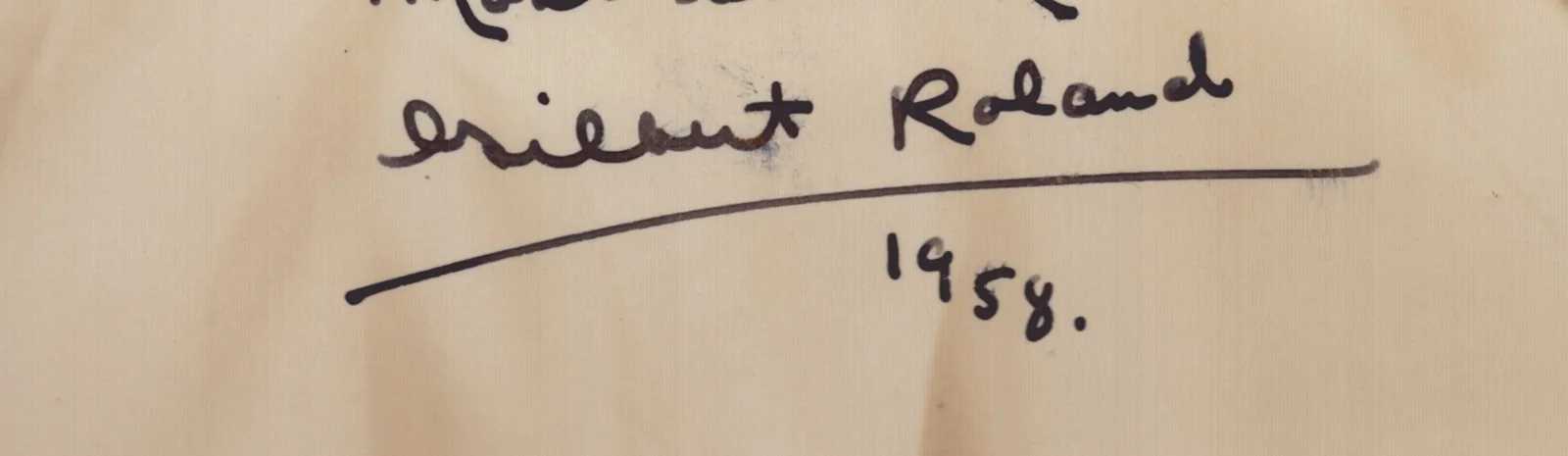 Gilbert Roland — GILBERT ROLAND - AUTOGRAPHED INSCRIBED PHOTOGRAPH 1958, image 2