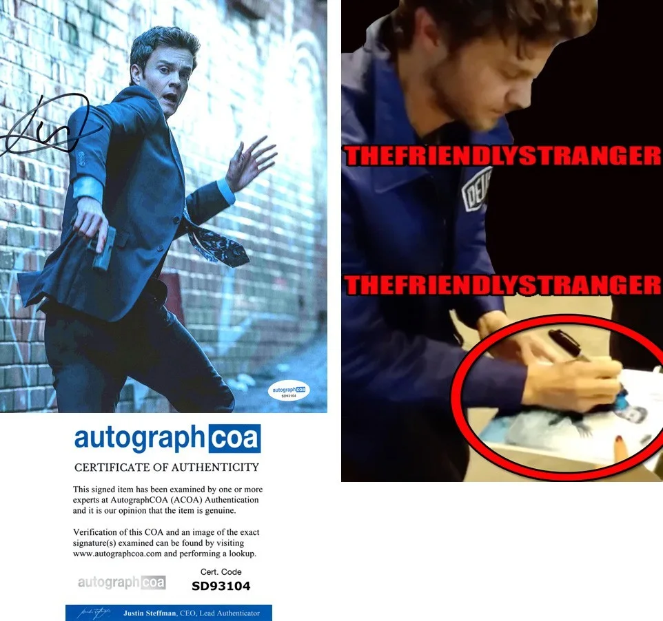 Jack Quaid — Jack Quaid signed "NOVOCAINE" 8x10 Photo EXCT PROOF b THE BOYS Nathan Caine ACOA