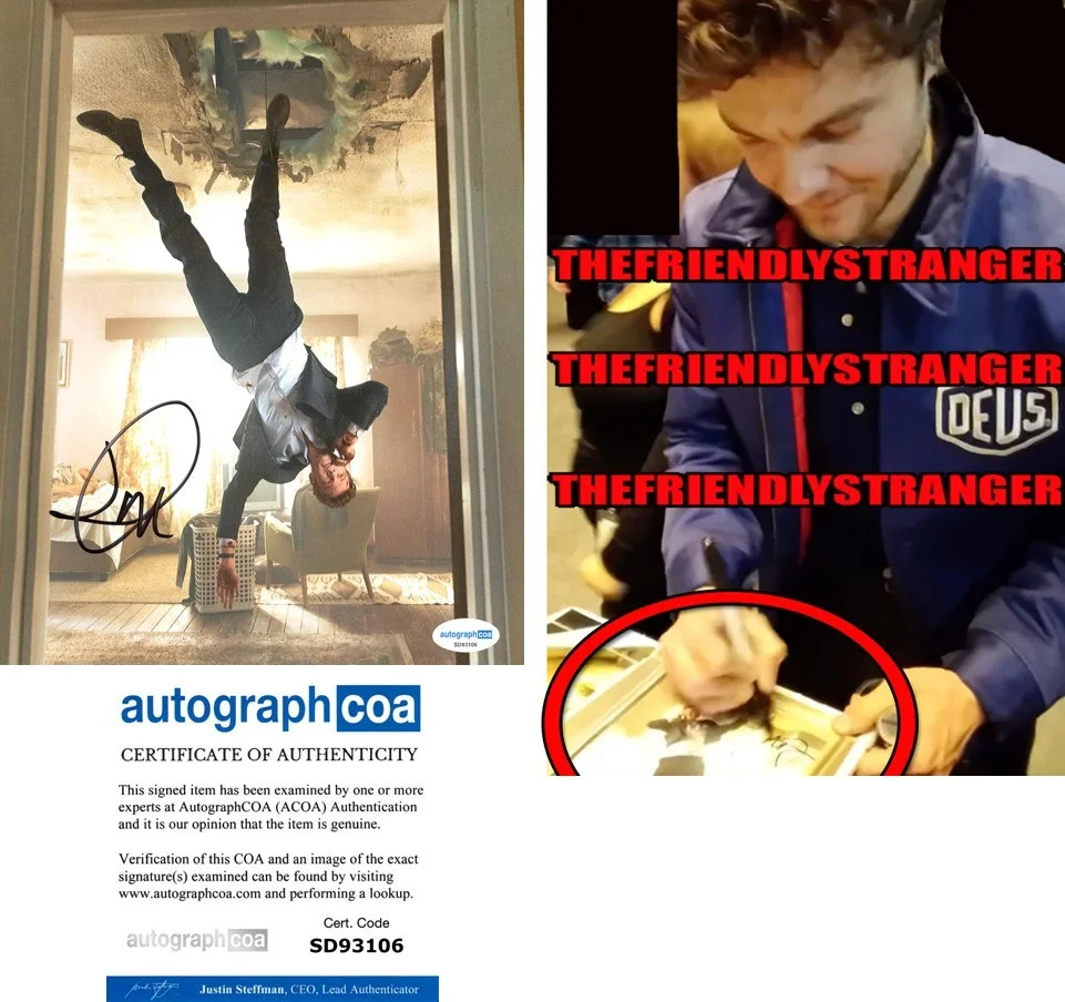 Jack Quaid — Jack Quaid signed "NOVOCAINE" 8x10 Photo EXCT PROOF e THE BOYS Nathan Caine ACOA