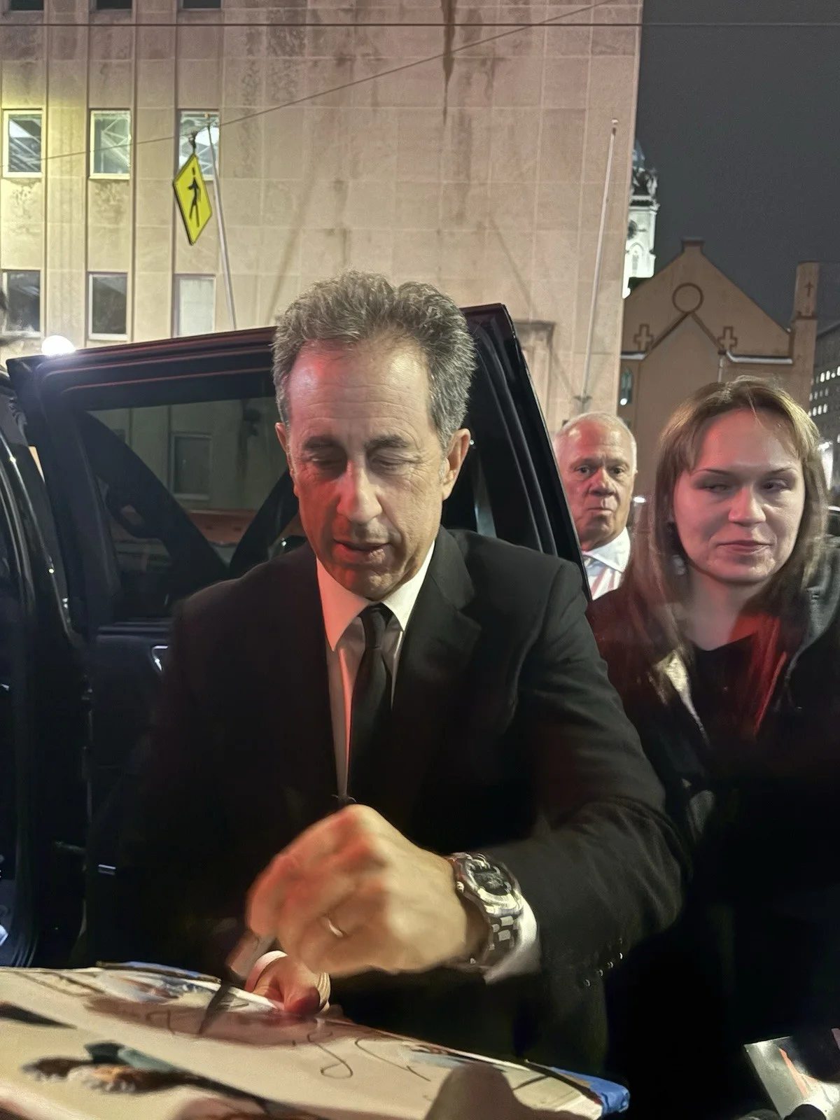 Jerry Seinfeld — Jerry Seinfeld Signed 11x14 Photo Junior Mints Scene Autographed NYC METS PROOF, image 4