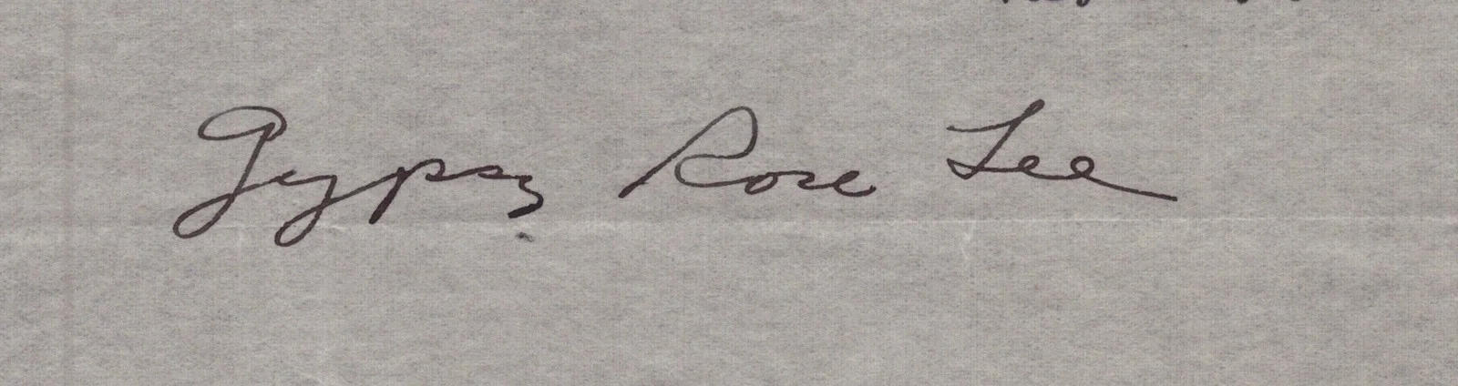 Gypsy Rose Lee — GYPSY ROSE LEE - TYPED LETTER SIGNED 04/13/1936, image 2