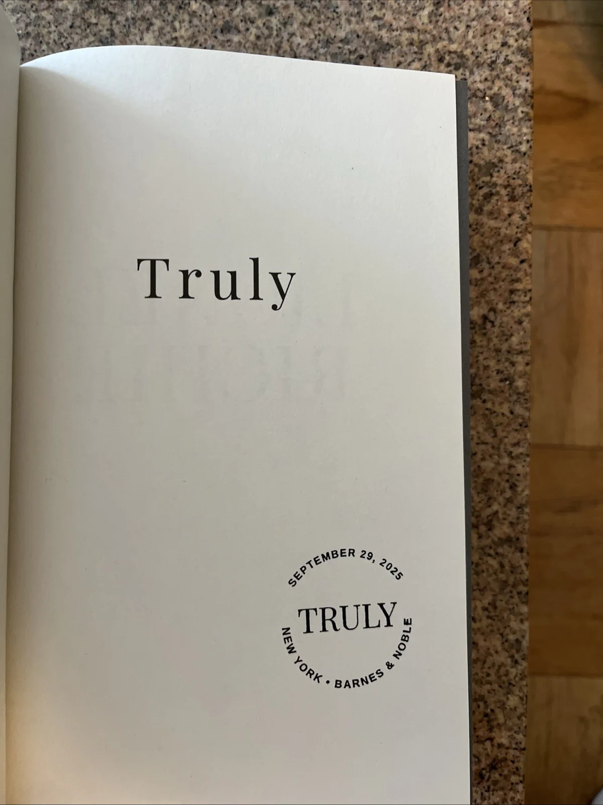 Lionel Richie Truly limited edition NYC B&N Hardcopy book, image 4