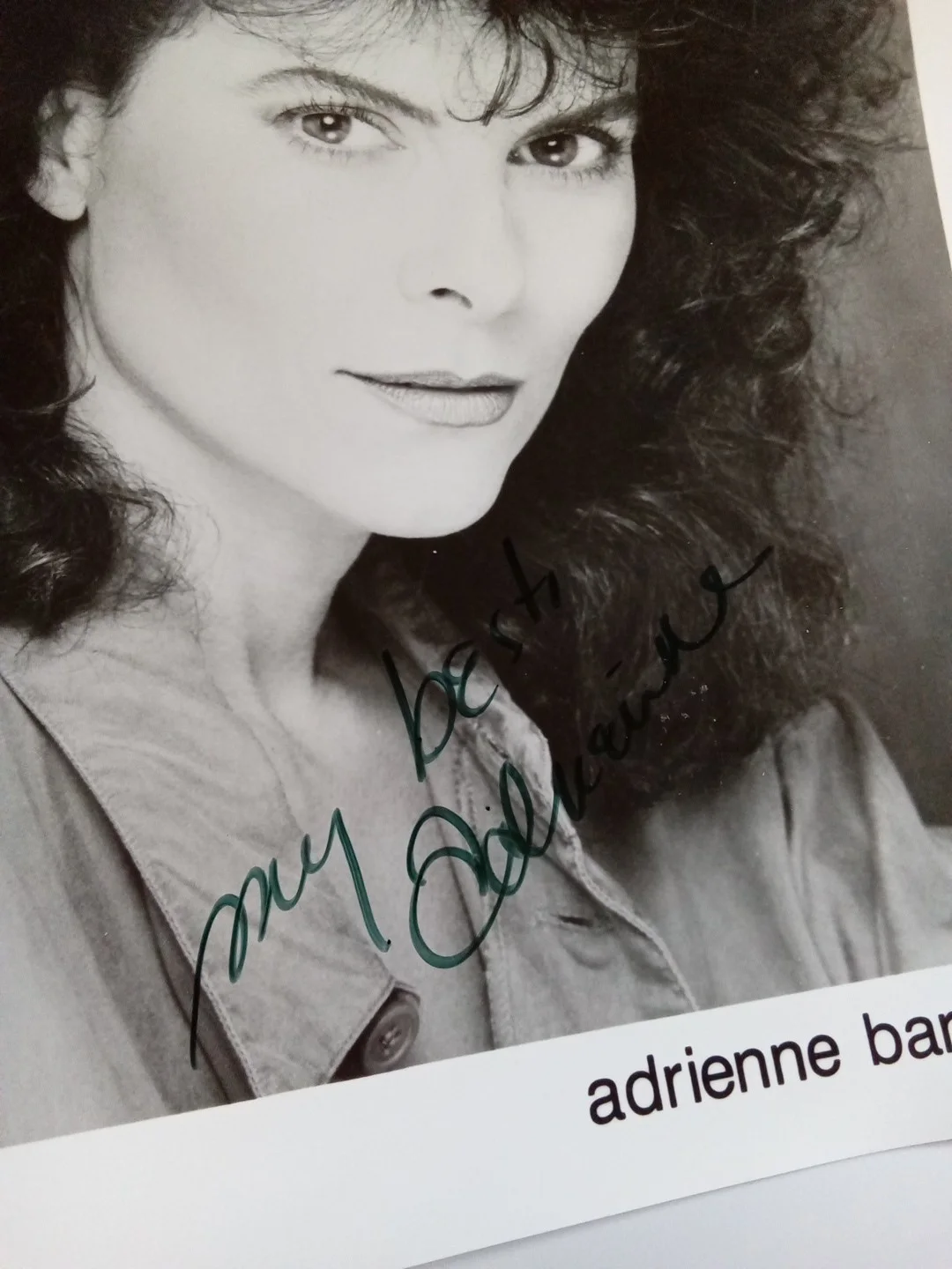 Adrienne Barbeau — Adrienne Barbeau Signed 8x10 B&W Photo JSA COA Autograph Actress -#, image 3