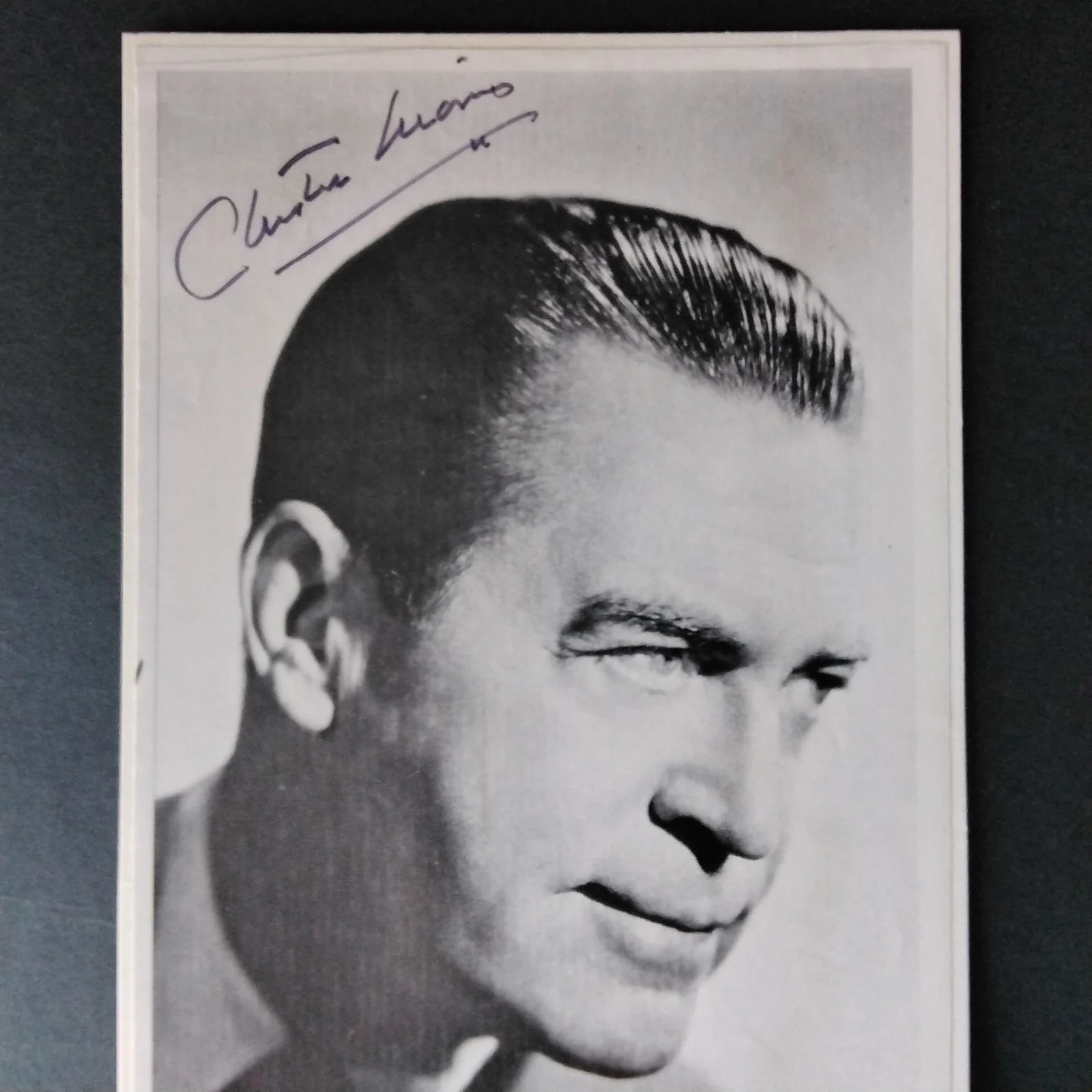 Chester Morris SIGNED Photo 40s Movie TV Actor Boston Blackie I Live For Danger, изображение 5