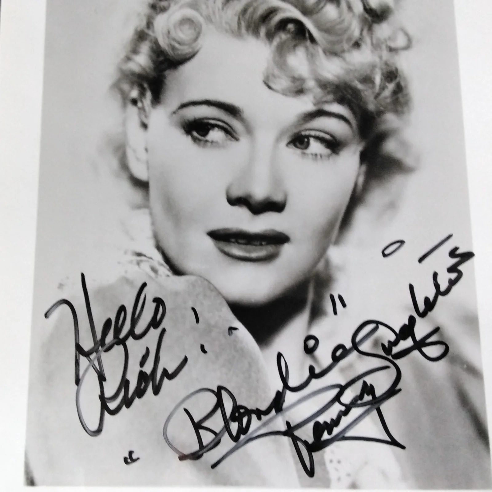 Penny Singleton Signed Photo 40s Movie TV Actress Blondie The Thin Man Jetsons, изображение 3
