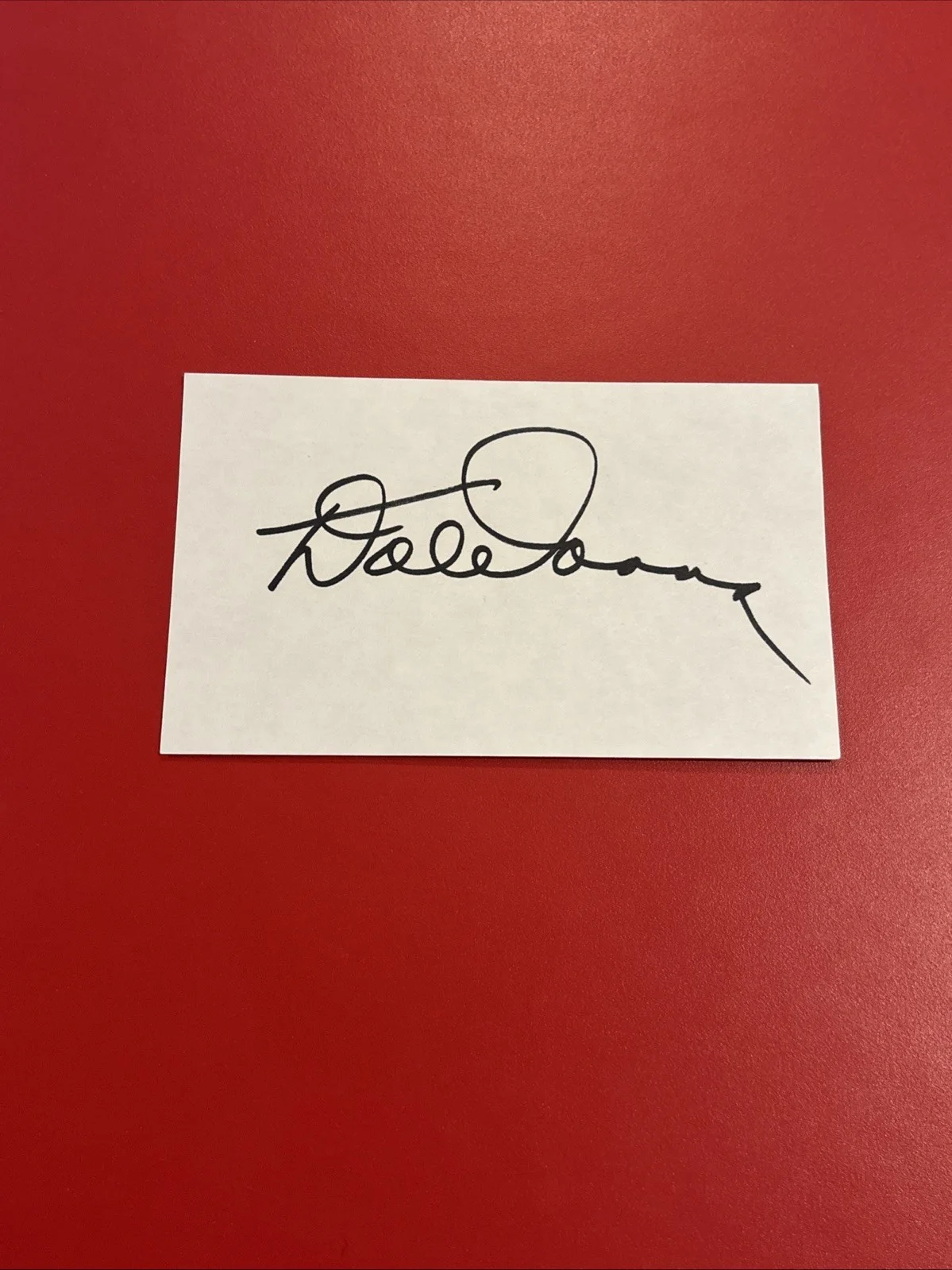 Dale Evans — Dale Evans Signed Auto 3x5 Index Card Roy Rogers Show, image 2
