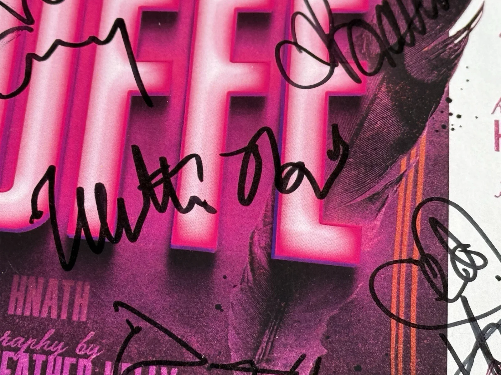 Matthew Broderick, cast members — Tartuffe Matthew Broderick cast signed +8 Off Broadway Playbill Program, image 2