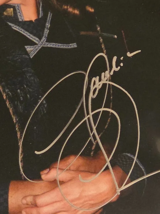 Richard Biggs, Claudia Christian — Richard Biggs as Dr. Stephen Franklin, Claudia Christian Babylon 5 Signed Photo, изображение 3
