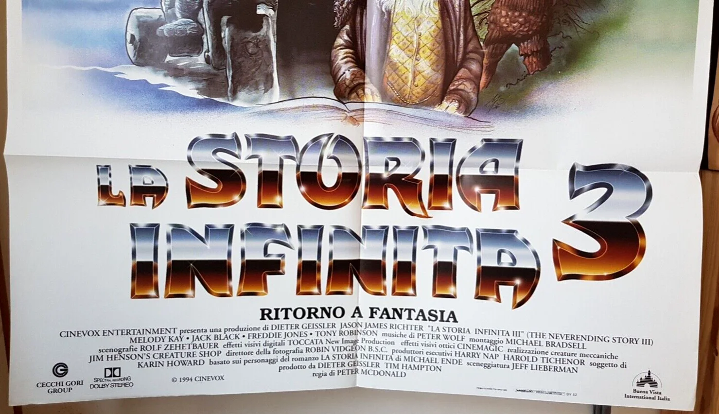 Neverending Story III: Escape from Fantasia film poster, изображение 5