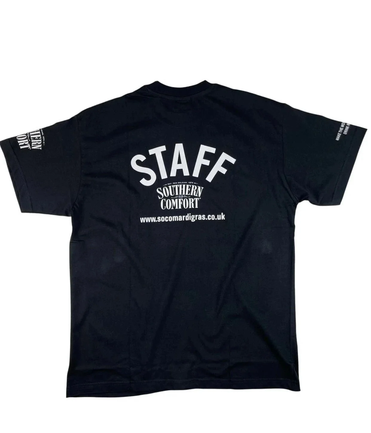 Southern Comfort Staff T-Shirt Black L | Promo Event Tee BNWT, image 2