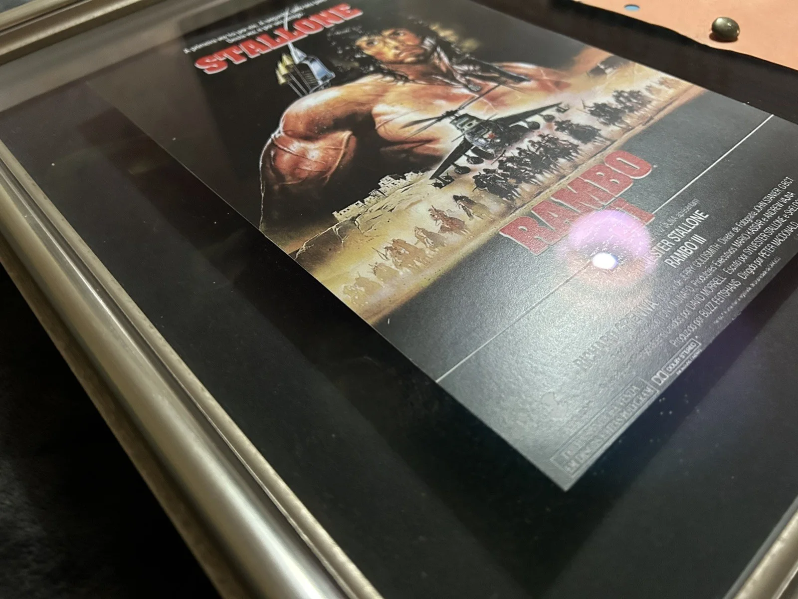 Rambo 3 Script Stallone Framed, image 2