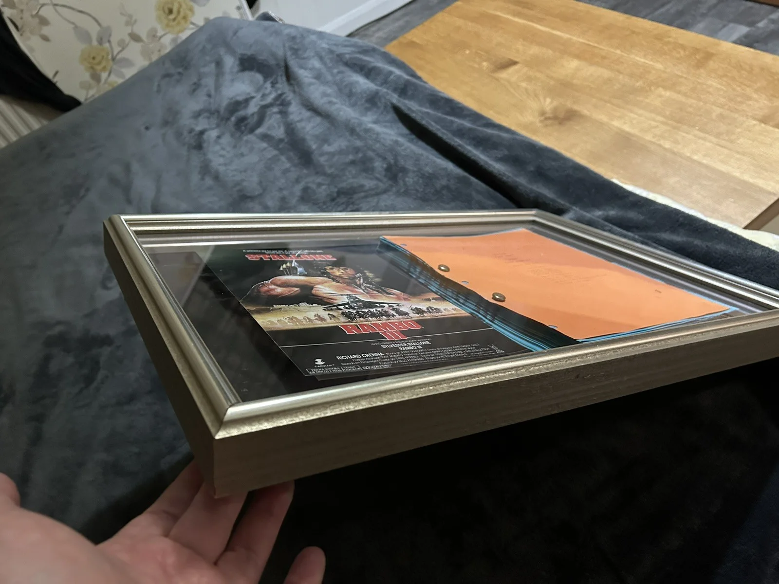 Rambo 3 Script Stallone Framed, image 5