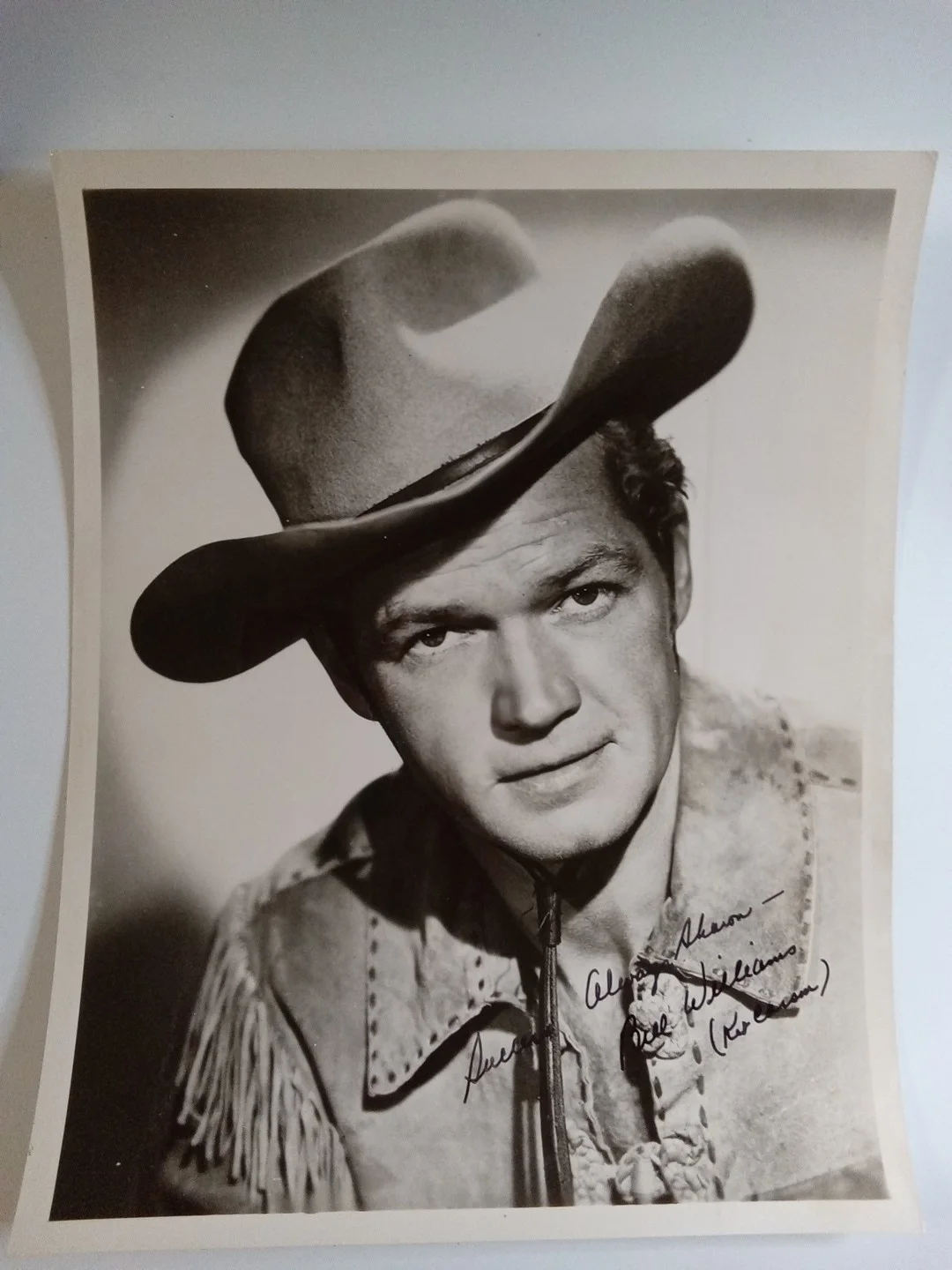 Bill Williams — Bill Williams Signed 8x10 B&W Photo JSA Certified Autograph -1 #, изображение 2