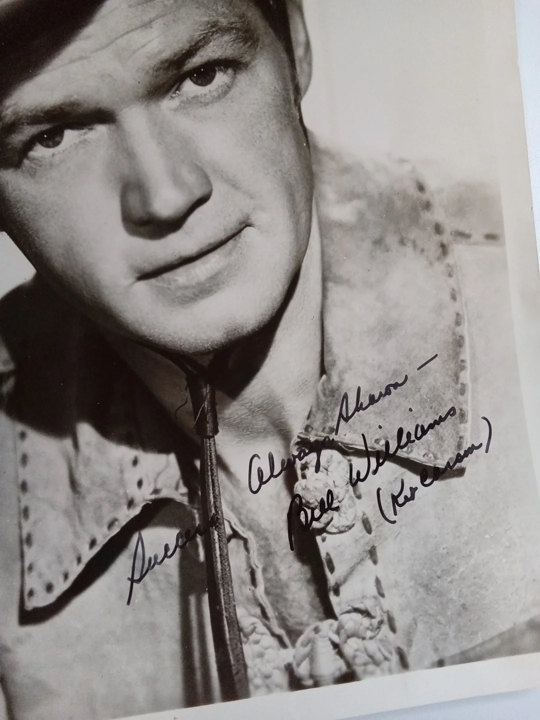 Bill Williams — Bill Williams Signed 8x10 B&W Photo JSA Certified Autograph -1 #, изображение 3