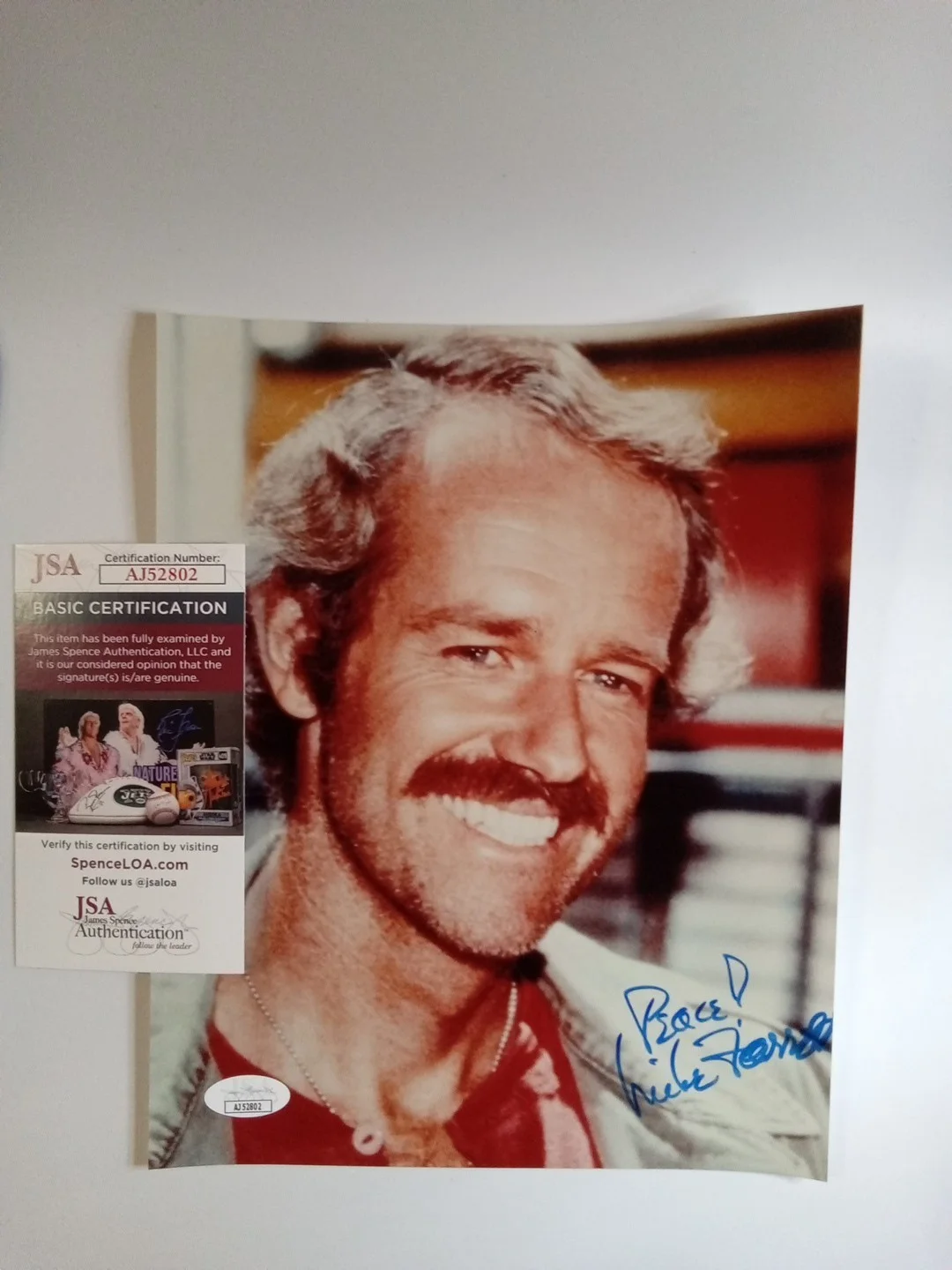 Mike Farrell — Mike Farrell MASH Signed 8x10 Photo Autograph JSA COA TV Actor Star-1 #