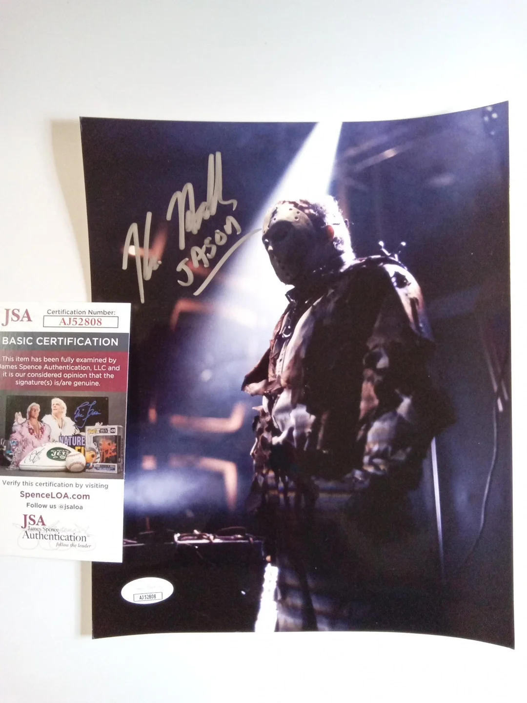 Kane Hodder — Kane Hodder Signed 8x10 Photo Jason Voorhees Friday the 13th JSA COA #