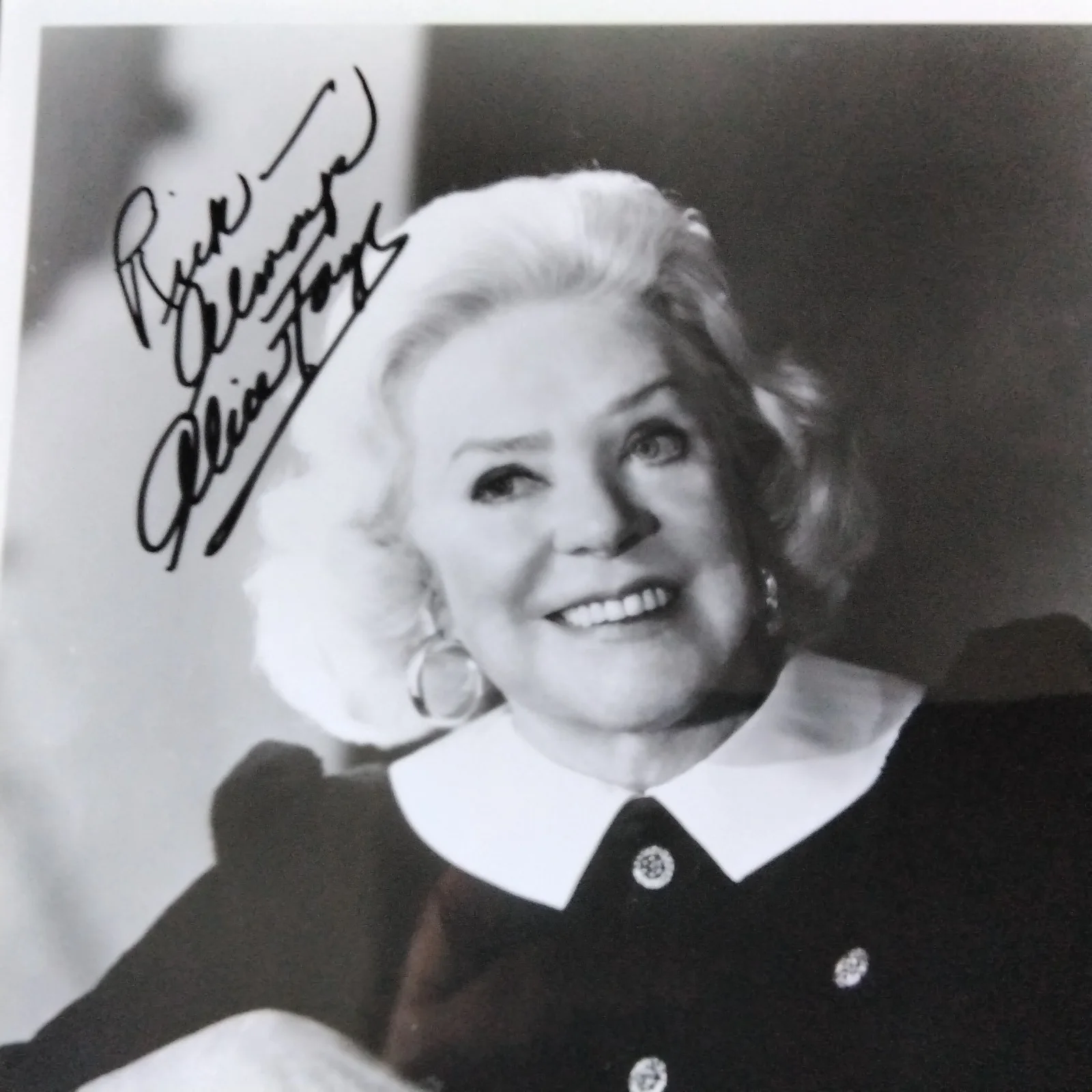 Alice Faye SIGNED Photo 30s Movie Actress Musicals Fallen Angel Gangs All Here, изображение 3