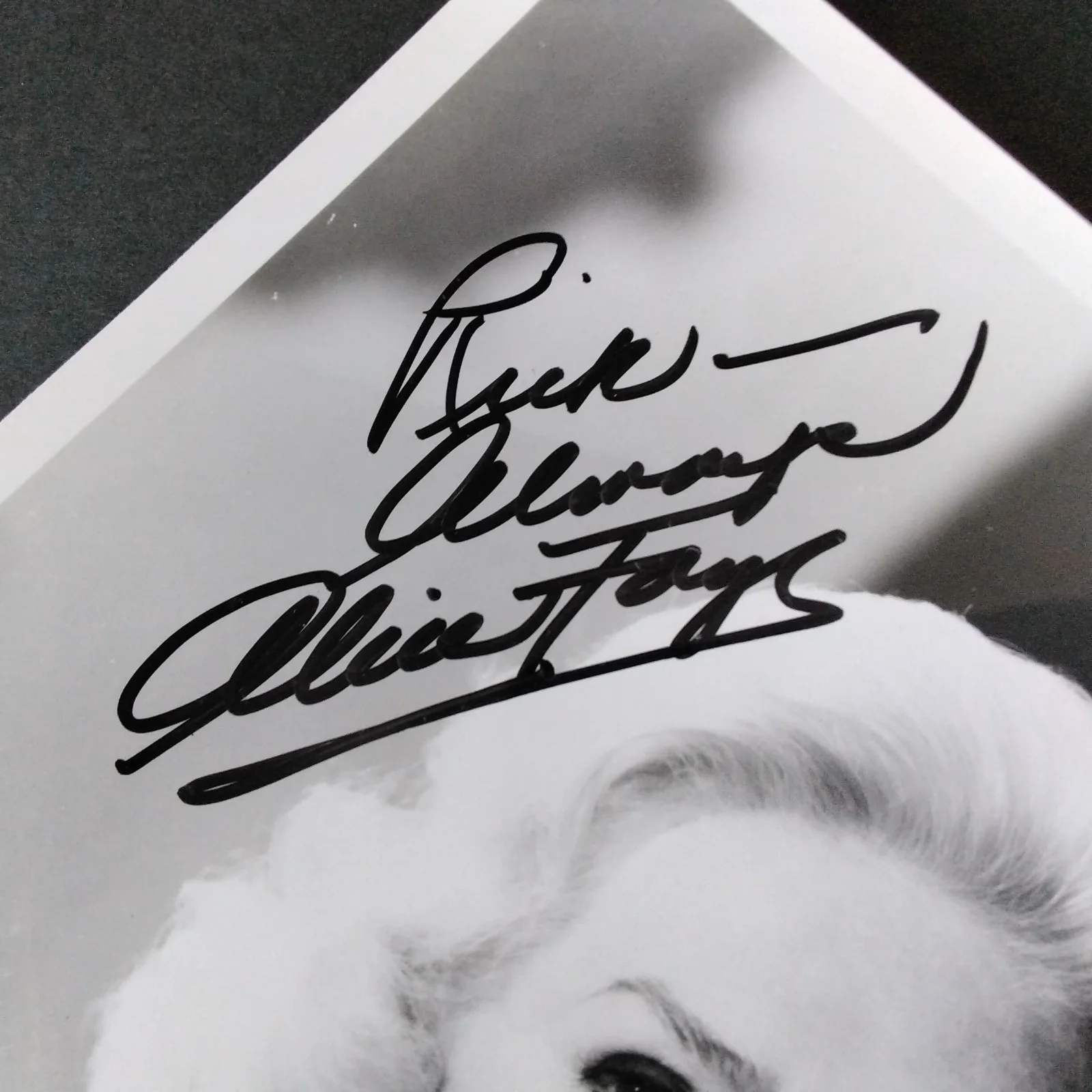Alice Faye SIGNED Photo 30s Movie Actress Musicals Fallen Angel Gangs All Here, изображение 5