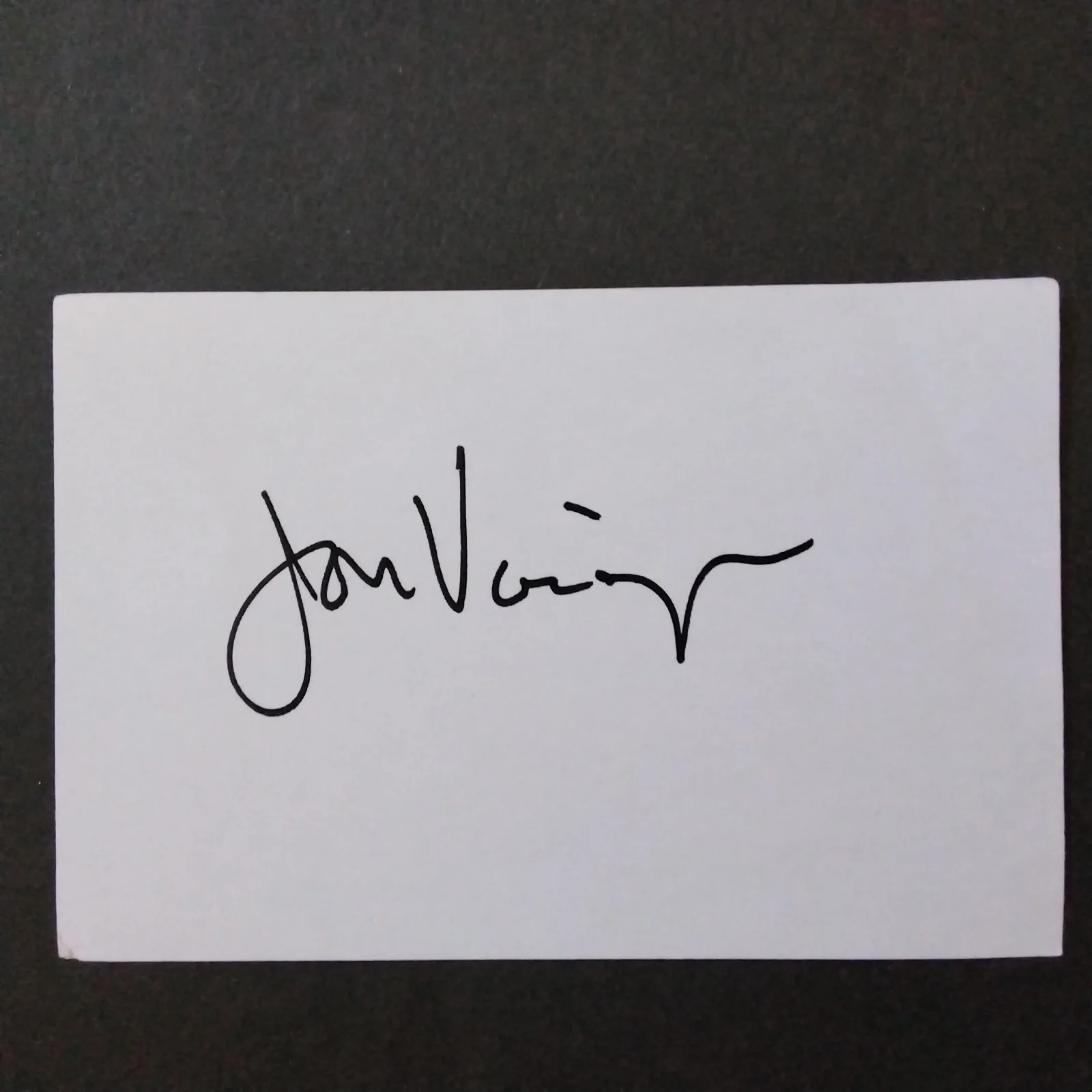 Jon Voight SIGNED Card Photo Movie Actor Midnight Cowboy Coming Home Deliverance, изображение 3