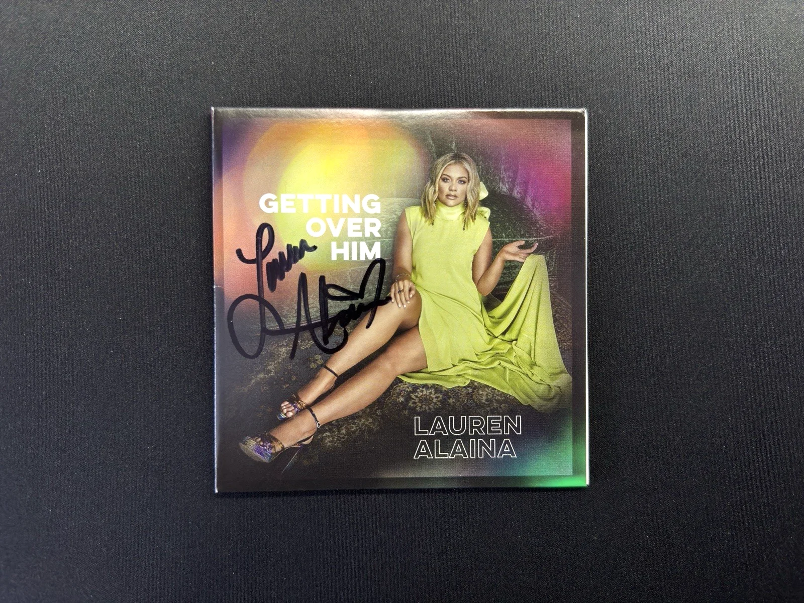 LAUREN ALAINA Getting Over Him Signed Autograph CD EP Autographed, image 2