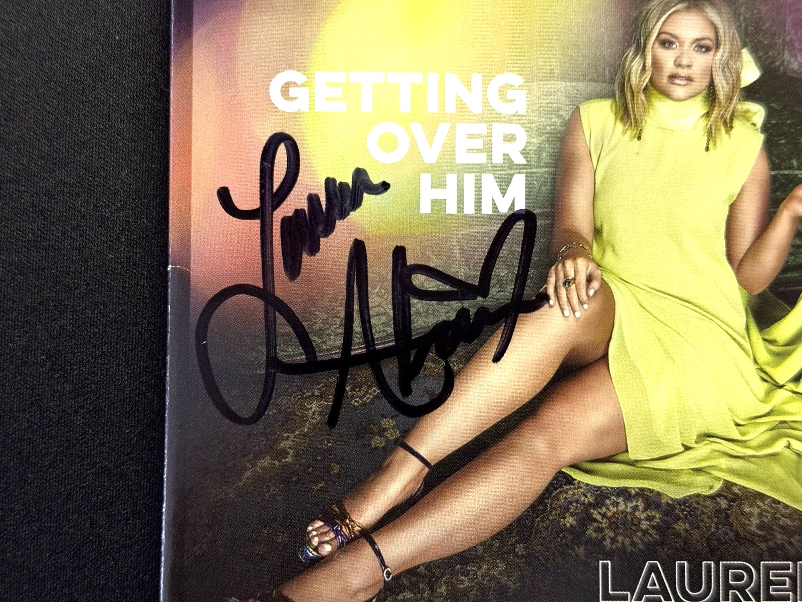 LAUREN ALAINA Getting Over Him Signed Autograph CD EP Autographed, image 3