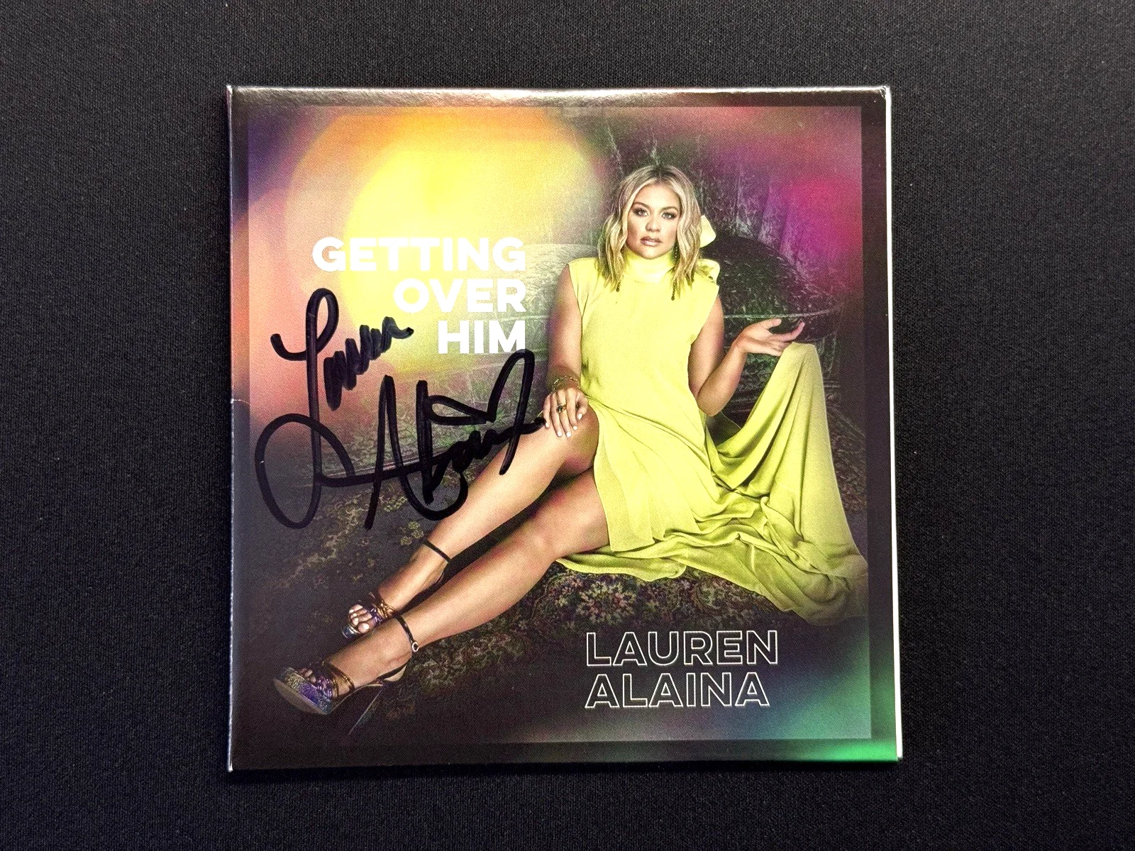 LAUREN ALAINA Getting Over Him Signed Autograph CD EP Autographed, image 4