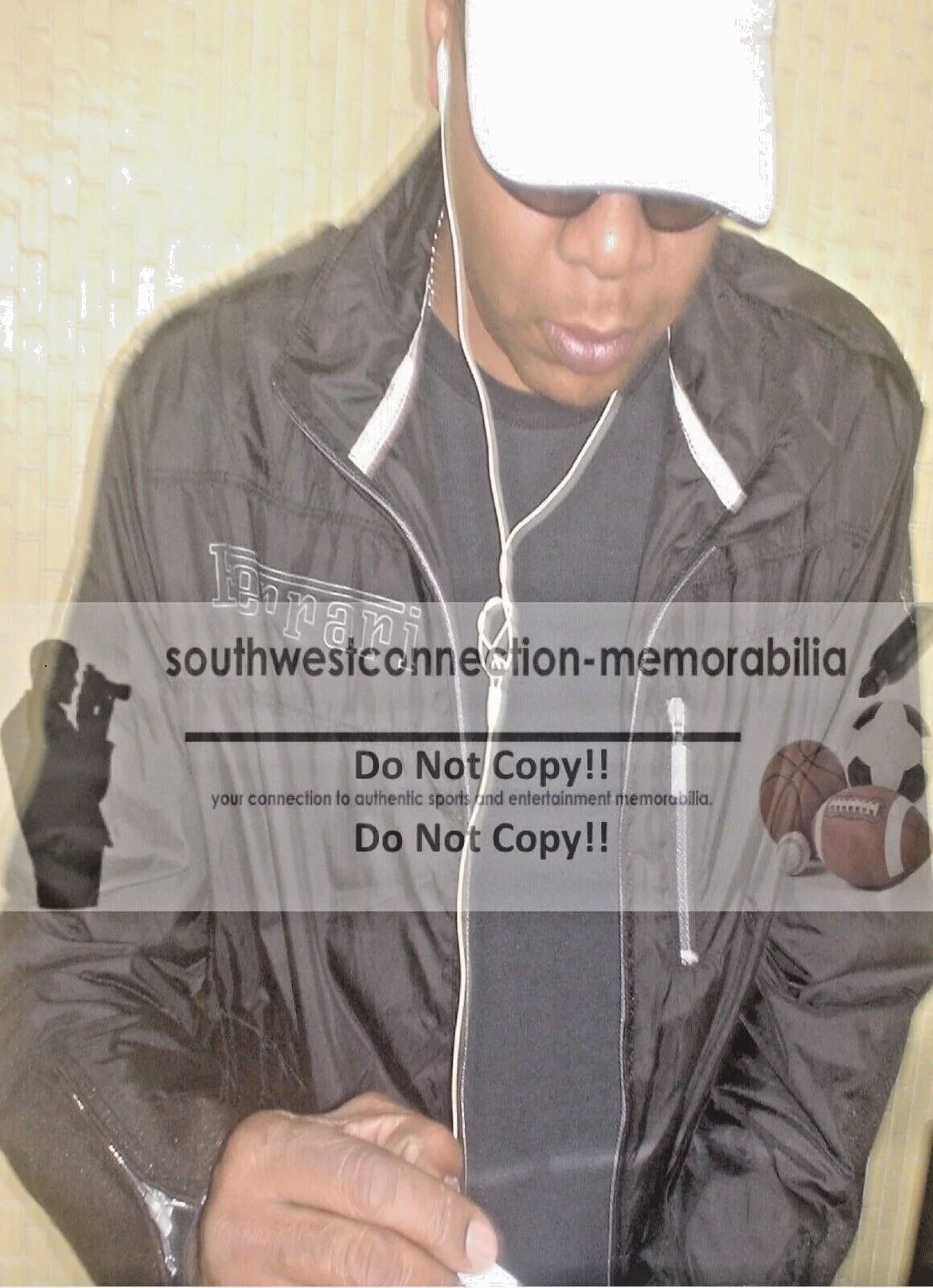 Mark Curry — Mark Curry Signed Microphone Stand Up Comedy Hangin' with Mr Cooper Proof COA, image 2
